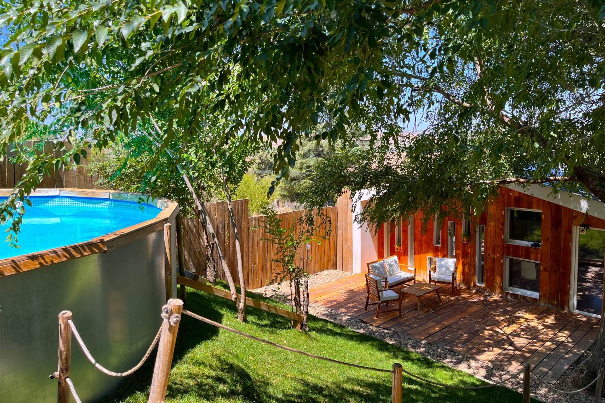 Fee4Me Cabin With Pool And Garden San Martín de la Vega Exterior foto